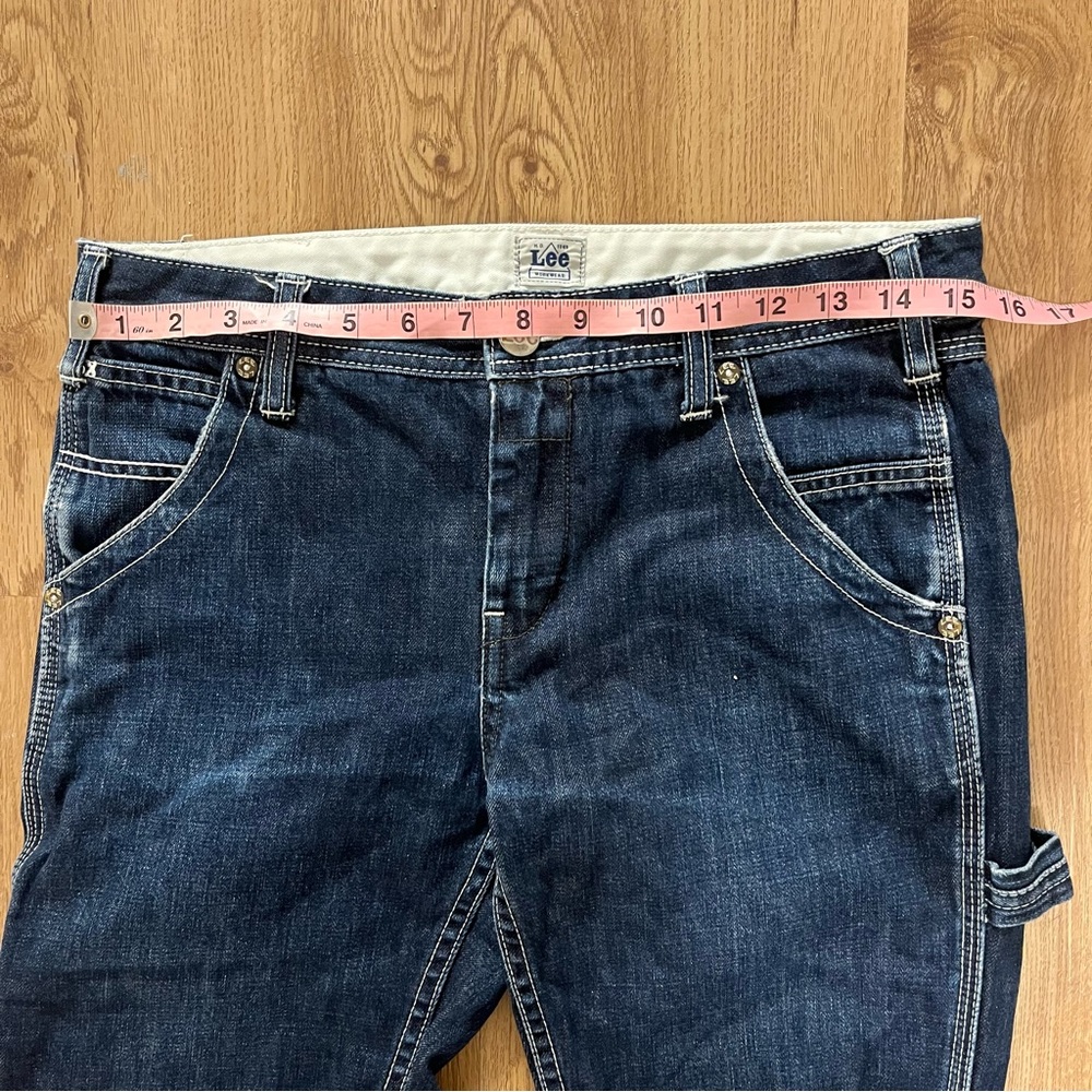 Lee Workwear Women’s Deep Indigo Denim Straight Jeans size 26 - Picture 5 of 8